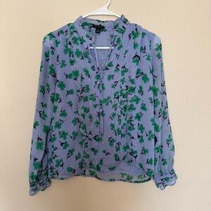 Ann Taylor Floral Print Blouse